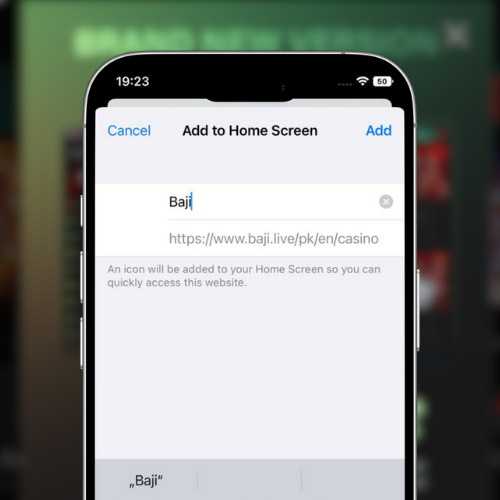 Click on "Add"