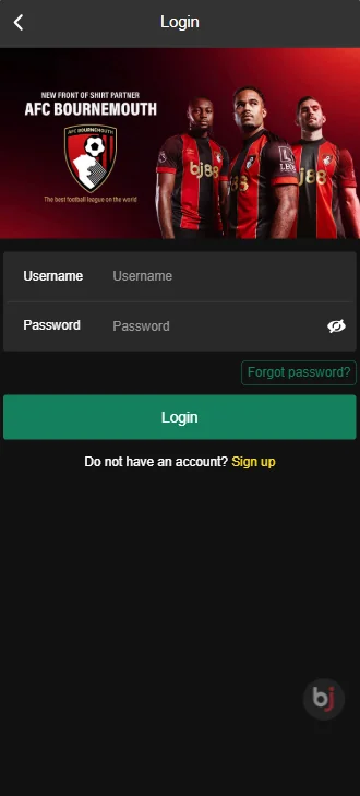 Baji screen login