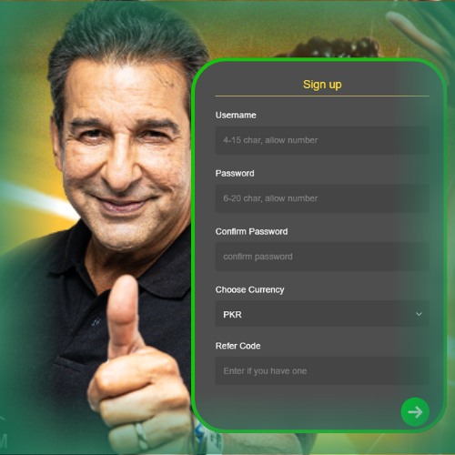 baji sign up page